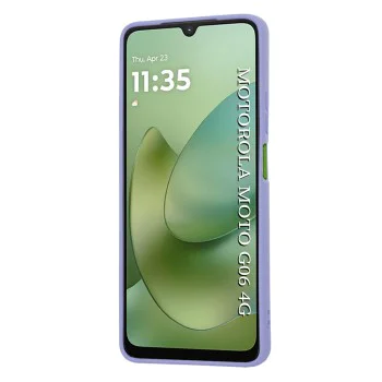 Калъф за Motorola Moto G06 - Techsuit SoftFlex - Светлолилав