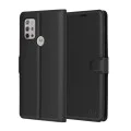 Калъф за Motorola Moto G10 / Moto G20 / Moto G30 - Кожено Протектор - Черен