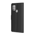 Калъф за Motorola Moto G10 / Moto G20 / Moto G30 - Кожено Протектор - Черен