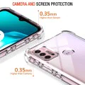 Калъф за Motorola Moto G10 / Moto G20 / Moto G30 - Удароустойчив Прозрачен Силиконов - Прозрачен