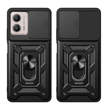 Калъф за Motorola Moto G13 / G23 / G53 - CamShield Series - черен