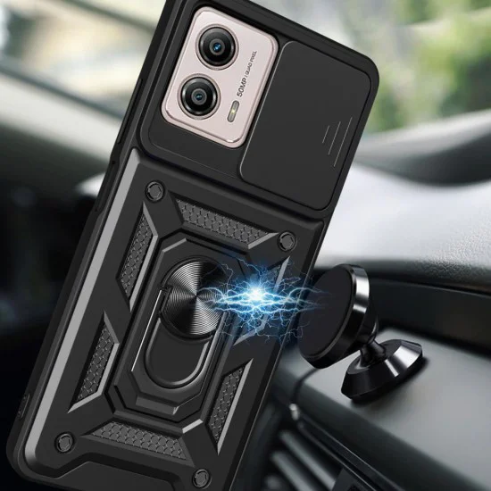 Калъф за Motorola Moto G13 / G23 / G53 - CamShield Series - черен