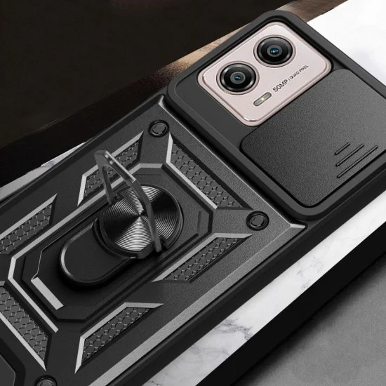 Калъф за Motorola Moto G13 / G23 / G53 - CamShield Series - черен