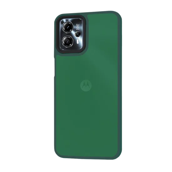 Калъф за Motorola Moto G13 / G23 - HaloFrost Series - Midnight Green