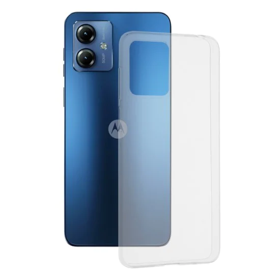 Калъф за Motorola Moto G14 - Безцветен Силиконов - Прозрачен