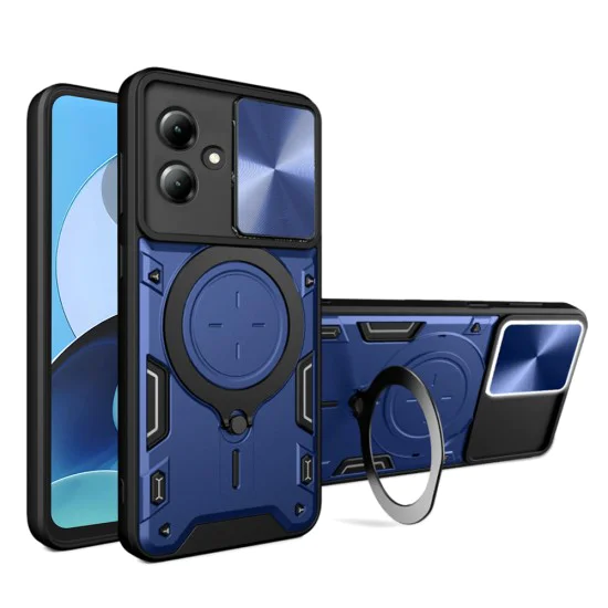 Калъф за Motorola Moto G14 - CamGuard Pro - син