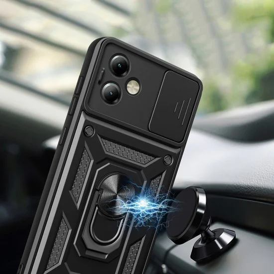 Калъф за Motorola Moto G14 - CamShield Series - Син