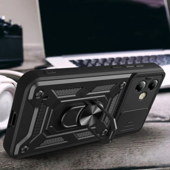 Калъф за Motorola Moto G14 - CamShield Series - Син