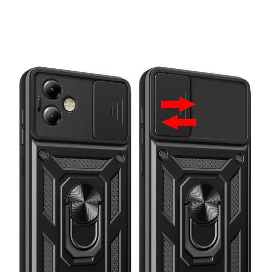 Калъф за Motorola Moto G14 - CamShield Series - Син