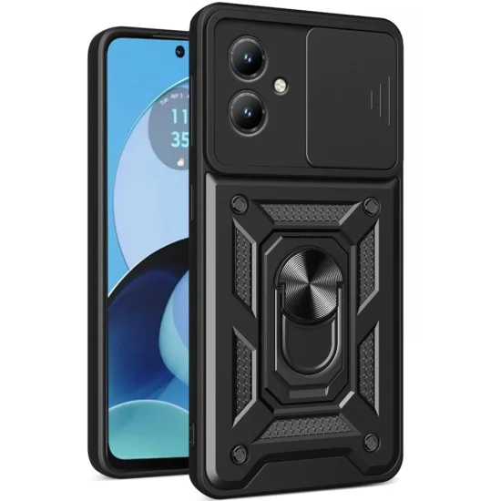 Калъф за Motorola Moto G14 - CamShield Series - черен