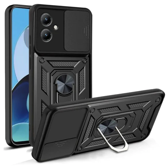 Калъф за Motorola Moto G14 - CamShield Series - черен