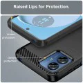 Калъф за Motorola Moto G14 - Carbon Silicone - Черен