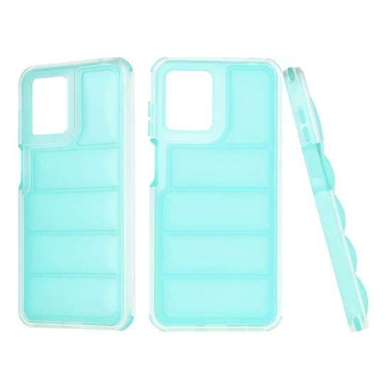 Калъф за Motorola Moto G14 - Wave Shield - Turquoise