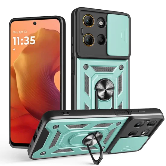 Калъф за Motorola Moto G15 / G15 Power - Techsuit - CamShield Series - Зелен