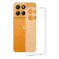 Калъф за Motorola Moto G15 / G15 Power - Techsuit - Clear Silicone - Прозрачен