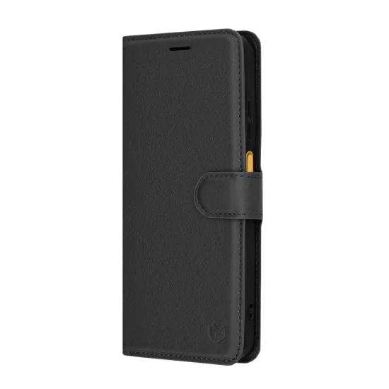 Калъф за Motorola Moto G15 / G15 Power - Techsuit - Leather Folio - Черен