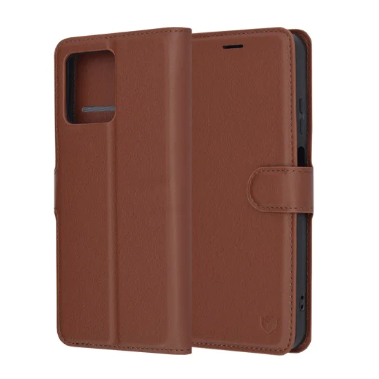 Калъф за Motorola Moto G15 / G15 Power - Techsuit - Leather Folio - Кафяв