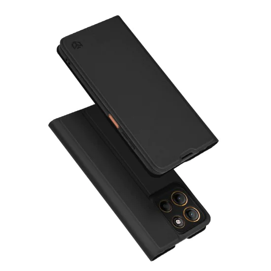 Калъф за Motorola Moto G15 / G15 Power - Techsuit - Magskin Book - Черен
