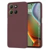 Калъф за Motorola Moto G15 / G15 Power - Techsuit - SoftFlex - Plum Red