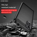 Калъф за Motorola Moto G22 - Carbon Silicone - Черен