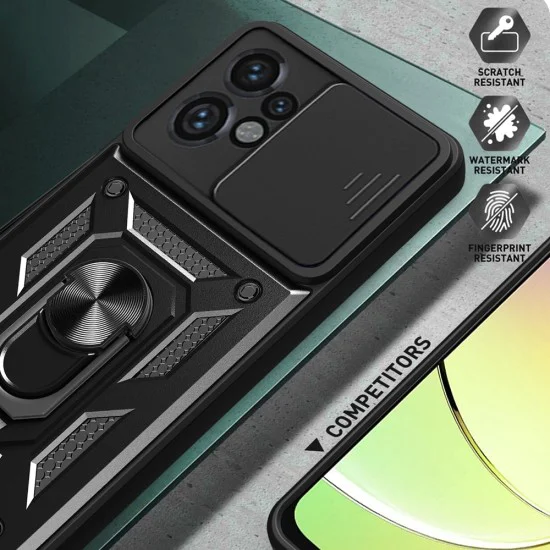 Калъф за Motorola Moto G24 Power - CamShield Series - черен