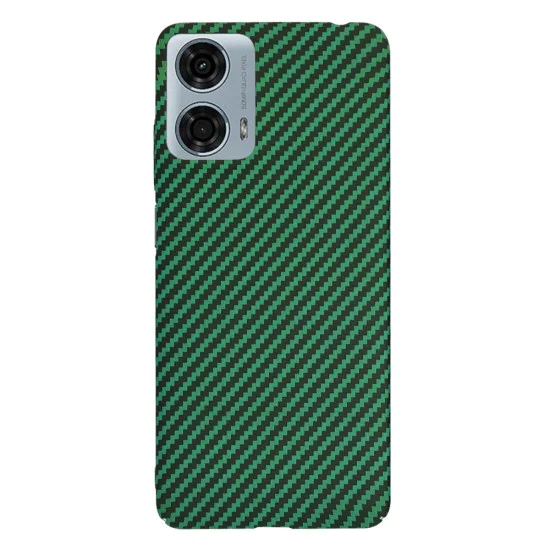 Калъф за Motorola Moto G24 Power - Carbonite FiberShell - Зелен