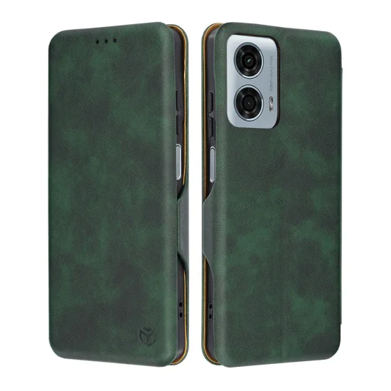 Калъф за Motorola Moto G24 Power - Safe Wallet Plus - Зелен