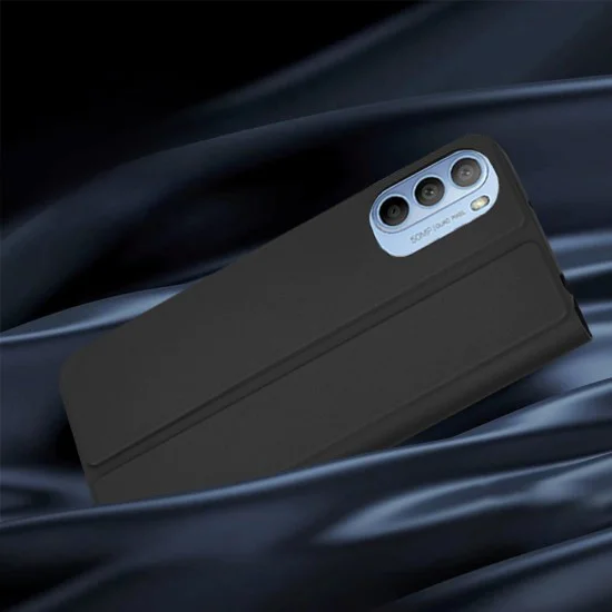 Калъф за Motorola Moto G31 / Moto G41 - Magskin Book - Черен