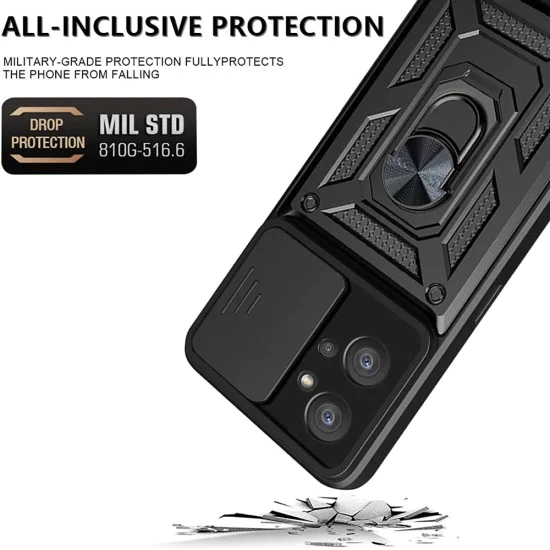 Калъф за Motorola Moto G32 - CamShield Series - черен