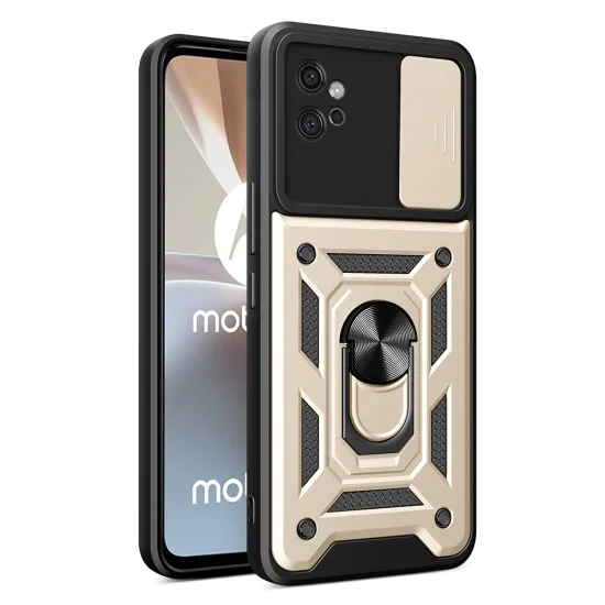 Калъф за Motorola Moto G32 - Techsuit - CamShield Series - Златист