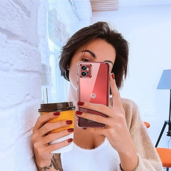 Калъф за Motorola Moto G32 - Удароустойчив Прозрачен Силиконов - Прозрачен