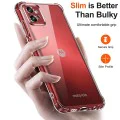 Калъф за Motorola Moto G32 - Удароустойчив Прозрачен Силиконов - Прозрачен