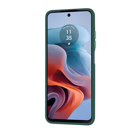 Калъф за Motorola Moto G34 / Moto G45 - HaloFrost Series - Midnight Green