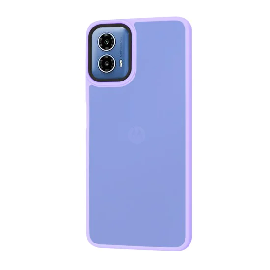 Калъф за Motorola Moto G34 / Moto G45 - HaloFrost Series - Светло лилав