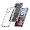 Калъф за Motorola Moto G34 / Moto G45 - Серия SparkleSkin - Прозрачен