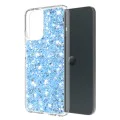 Калъф за Motorola Moto G34 / Moto G45 - Sparkly Glitter - Син