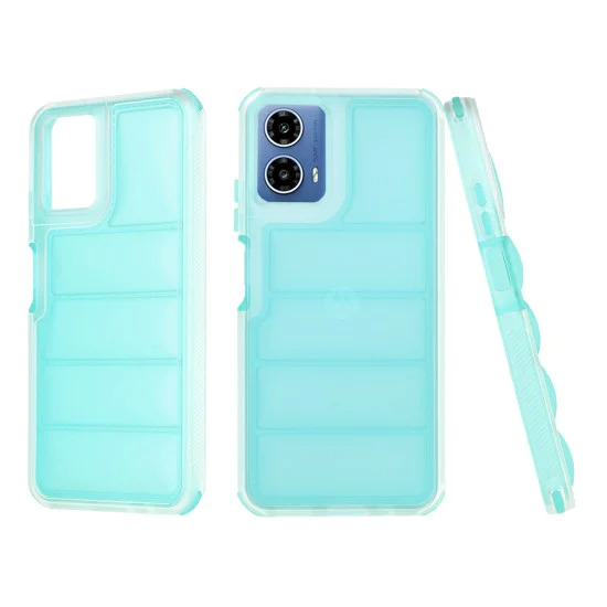 Калъф за Motorola Moto G34 / Moto G45 - Wave Shield - Turquoise
