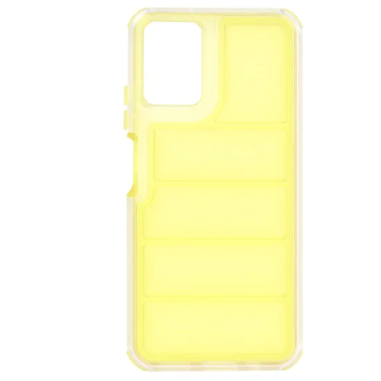 Калъф за Motorola Moto G34 / Moto G45 - Wave Shield - Жълт