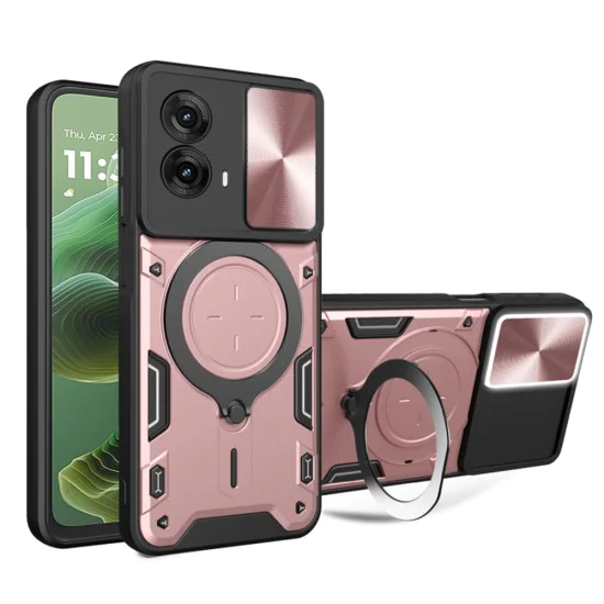 Калъф за Motorola Moto G35 - CamGuard Pro - Rose Gold