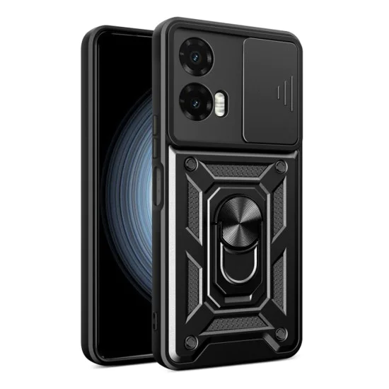 Калъф за Motorola Moto G35 - CamShield Series - черен