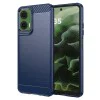 Калъф за Motorola Moto G35 - Carbon Silicone - Blue
