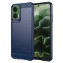 Калъф за Motorola Moto G35 - Carbon Silicone - Blue