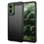 Калъф за Motorola Moto G35 - Carbon Silicone - Черен