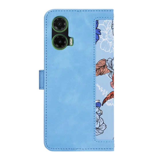 Калъф за Motorola Moto G35 - FlipCraft - Vibrant Blue