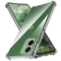Калъф за Motorola Moto G35 - Удароустойчив Прозрачен Силиконов - Прозрачен