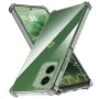 Калъф за Motorola Moto G35 - Удароустойчив Прозрачен Силиконов - Прозрачен