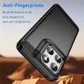 Калъф за Motorola Moto G37 / G37 Power / G47 / G57 Power / G67 Power - Carbon Silicone - Techsuit - Черен