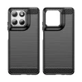 Калъф за Motorola Moto G37 / G37 Power / G47 / G57 Power / G67 Power - Carbon Silicone - Techsuit - Черен