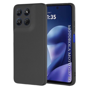 Калъф за Motorola Moto G37 / G37 Power / G47 - SoftFlex - Techsuit - Черен