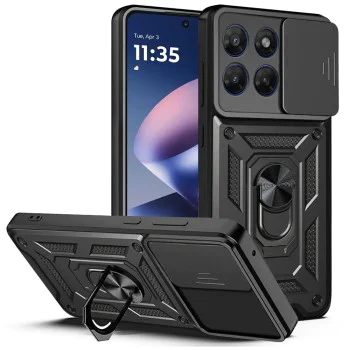Калъф за Motorola Moto G37 / G47 - CamShield Series - Techsuit - Черен